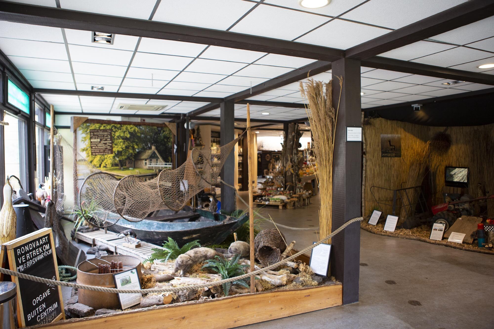 Bezoekerscentrum Fietsroute Rondje Weerribben Overijssel
