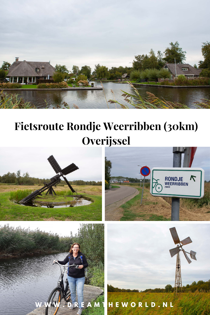 Pin Fietsroute Rondje Weerribben