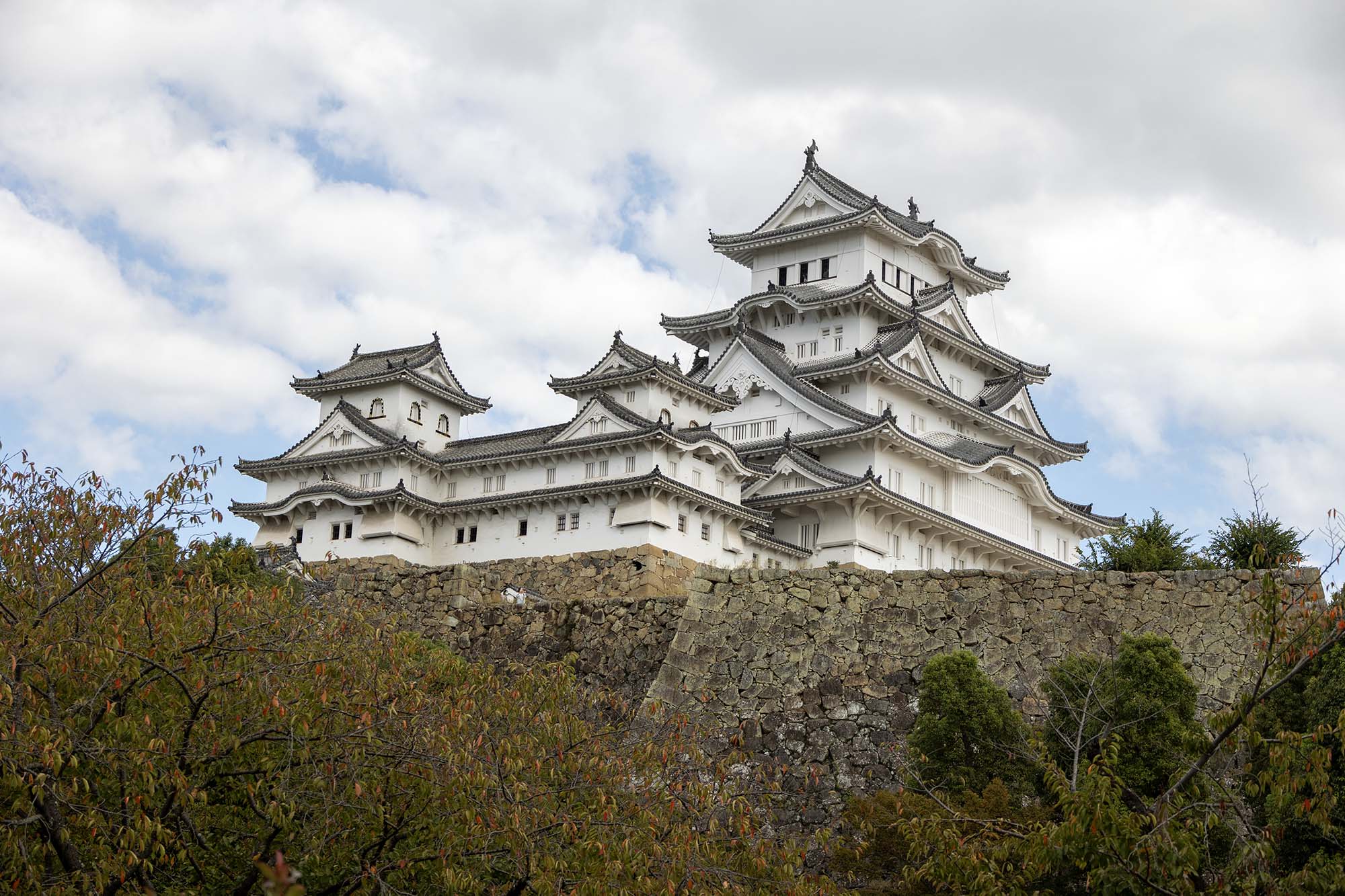 Himeji een van de 12 originele kastelen in Japan