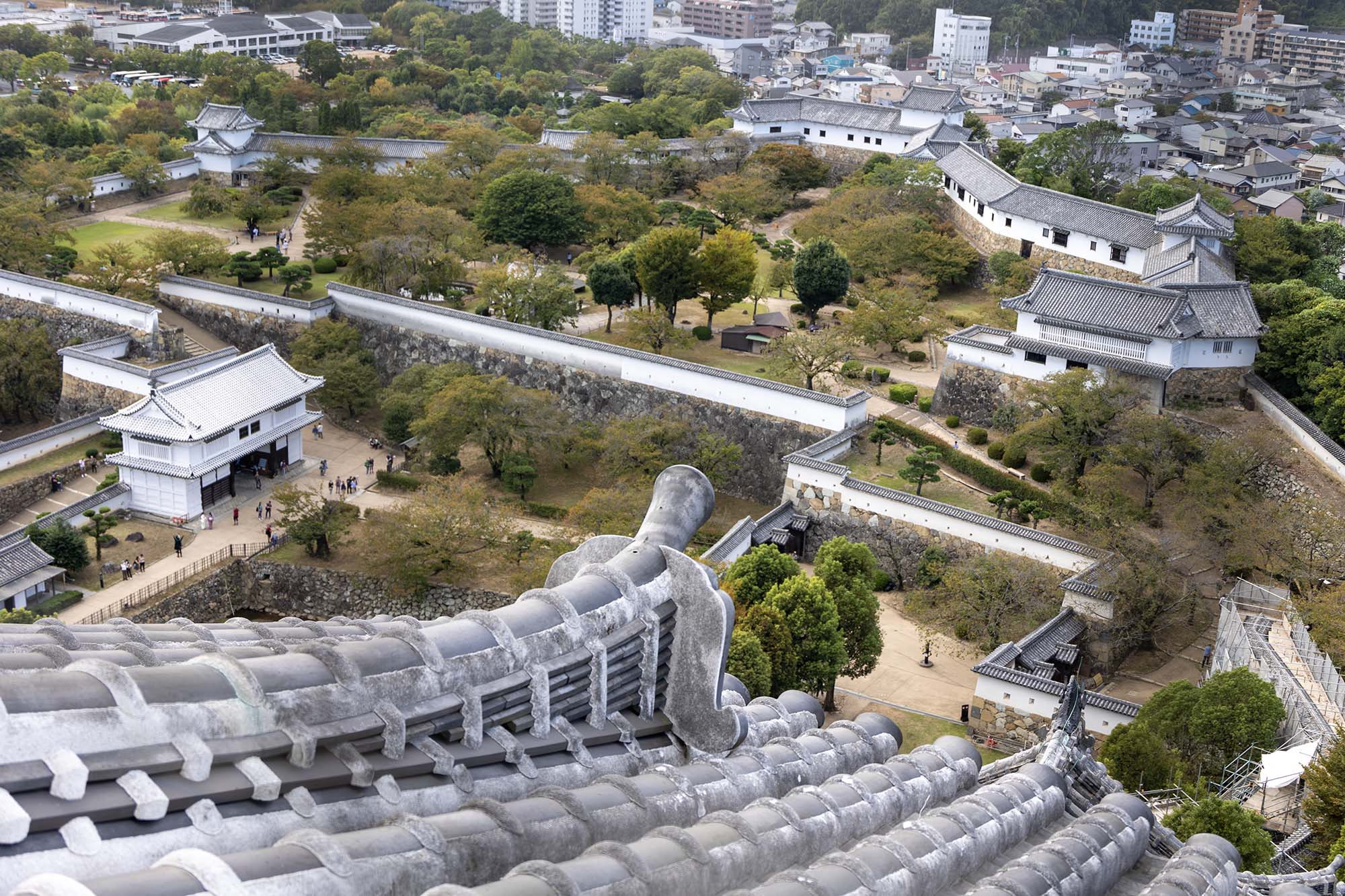 Himeji een van de 12 originele kastelen in Japan