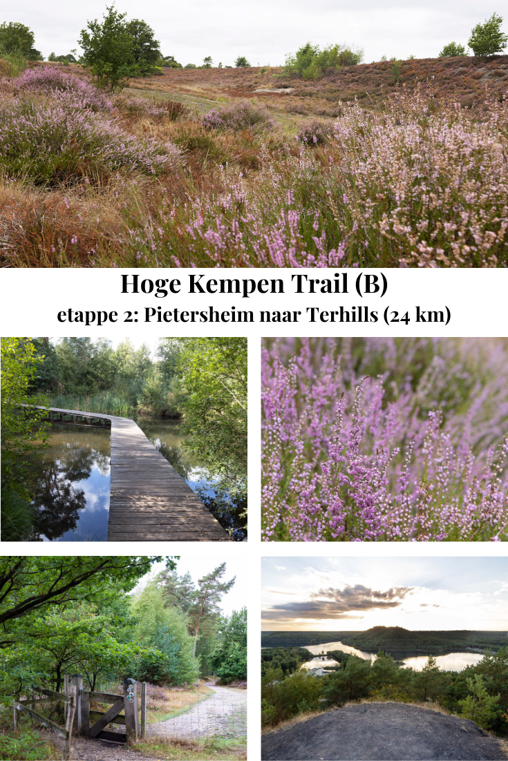 Pin Hoge Kempen Trail etappe 2 van Pietersheim naar Terhills