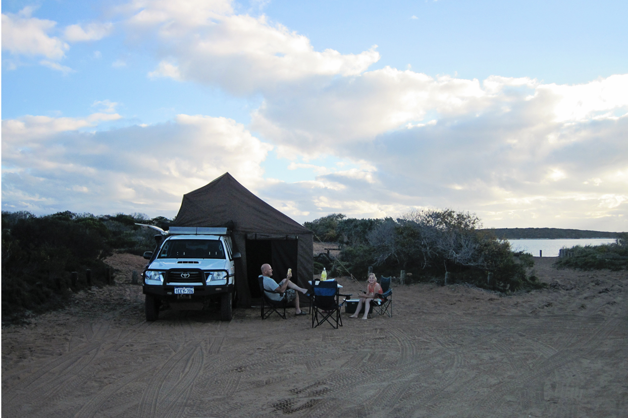 Camping Francois Peron in Australië