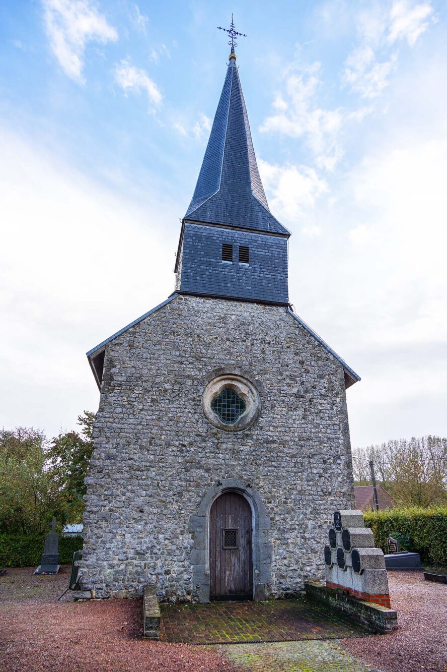 Sint Pieter kapel op de wandelroute Kasteeldomein Hex Haspengouw