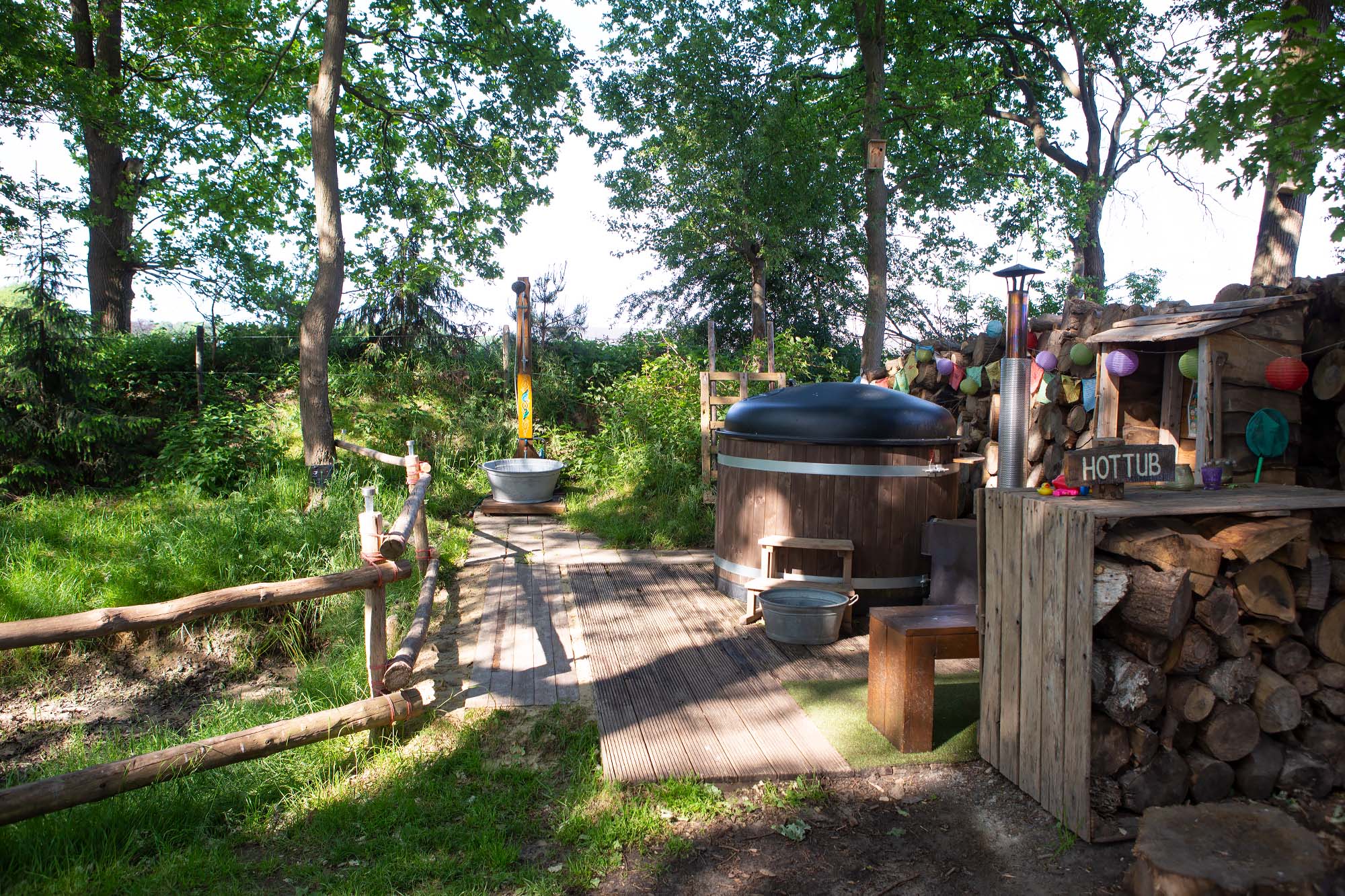 Hottub op 't Buitenland